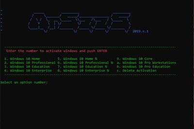 Windows 10 All Edition Activator 2019.v.1 By MrSzzS