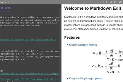 Markdown Edit 1.35 | Portable