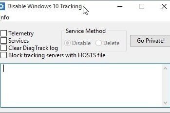 Disable Windows 10 Tracking 3.2.3 Portable