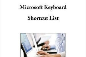 Microsoft Keyboard Shortcut List