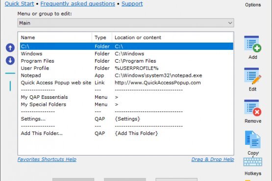 Quick Access Popup 11.6.4.1 | Portable