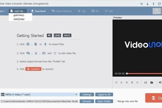 VideoSolo Video Converter Ultimate 2.3.20