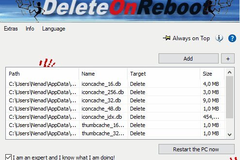 Delete.On.Reboot 2.12 | Portable