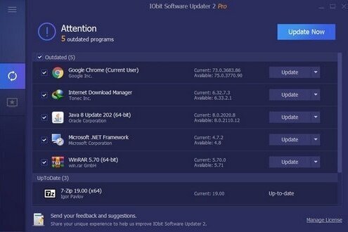 IObit Software Updater Pro 7.2.0.2 | Portable | RePack by Diakov