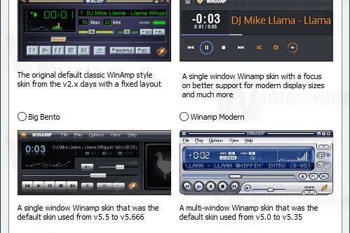 WACUP (Winamp Community Update Project)  1.0.21.7236  Public Preview | 1.9.5.15538 Beta | Portable