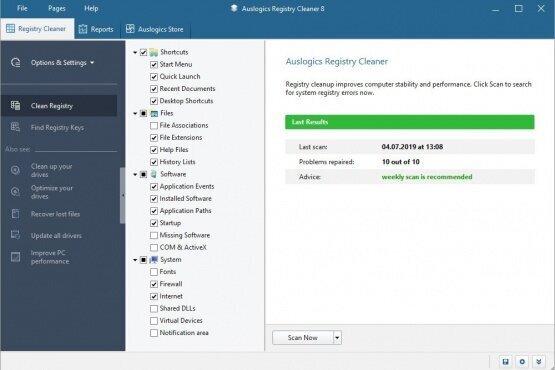 Auslogics Registry Cleaner Professional 10.0.0.6 | Portable