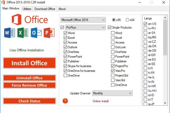 Office 2013-2024 C2R Install 7.7.7.7 r25 by Ratiborus | Lite