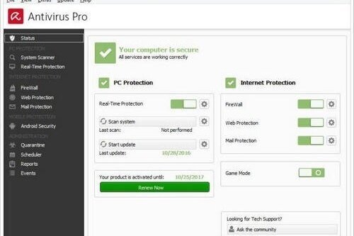 Avira Antivirus Pro 15.0.2011.2016