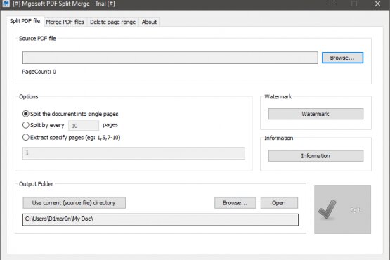 Mgosoft PDF Split Merge 9.4.3 | Portable