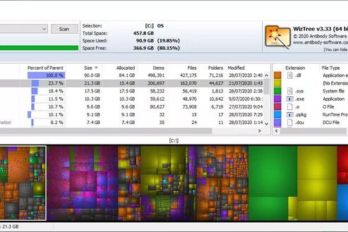 WizTree 4.22 | Enterprise | Commercial | Portable