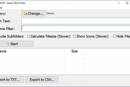 VovSoft Search Text in Files 4.3.0 | Portable