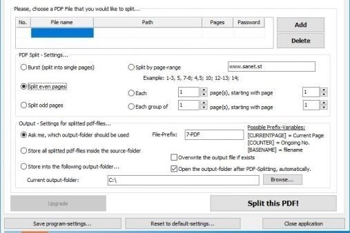 7-PDF Split and Merge Pro 6.0.0.184 | Portable