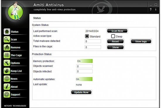 NETGATE Amiti Antivirus 25.0.800