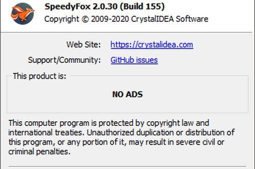 SpeedyFox 2.0.30 Build 155 Portable