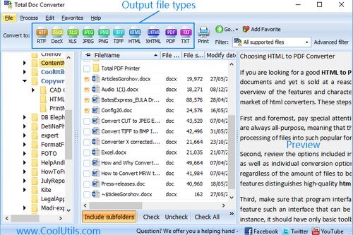 CoolUtils Total Doc Converter 5.1.0.347 | RePack by elchupacabra | Portable