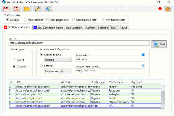 Website Auto Traffic Generator Ultimate 7.4