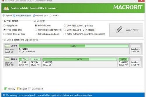 Macrorit Data Wiper 7.4.0 Pro | Server | Unlimited | Technician | Portable 