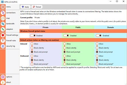 WFN (Windows Firewall Notifier) Beta 2.6.1167.0 MSIL | Portable