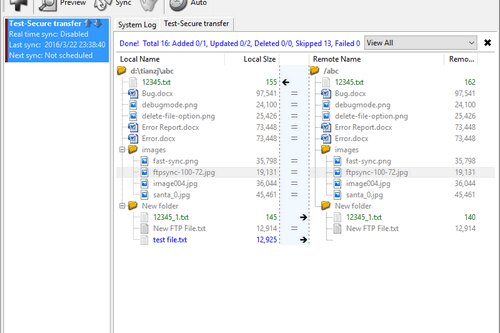 FTP Synchronizer Professional 8.1.30.1393