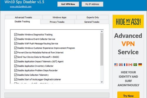 Win10 Spy Disabler 1.5 | Portable