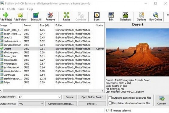 NCH Pixillion Image Converter Plus 12.40 | Portable