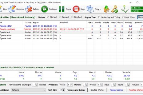 TriSun Easy Work Time Calculator 9.0 Build 067 | Portable