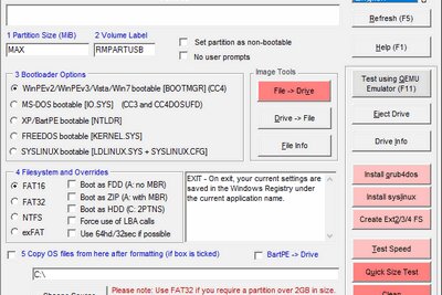 RMPrepUSB 2.1.746 | Portable