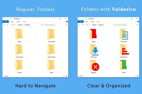 Teorex FolderIco 7.2.2 | Portable | Icon Libraries