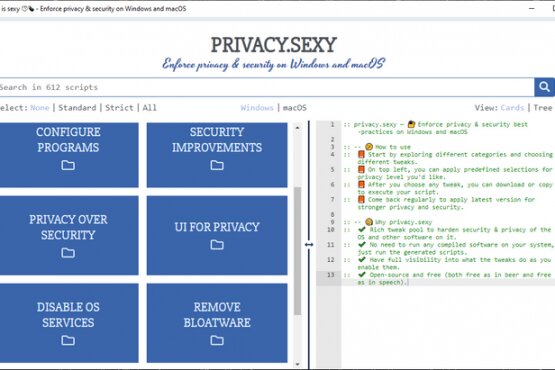 Privacy.Sexy 0.12.1 | Online