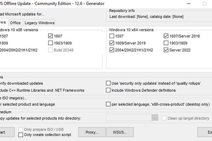 WSUS Offline Update Community Edition 12.6.1 Portable