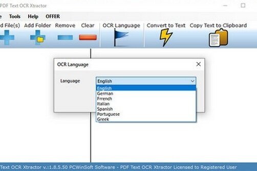 PCWinSoft PDF Text OCR Xtractor 3.2.2.20 Retail