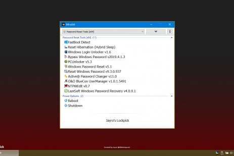 Jayro’s Lockpick v2021.12 WinPE