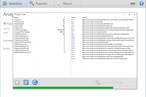 Arclab Website Link Analyzer 3.0