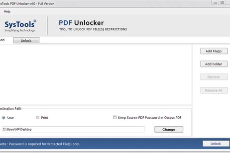 SysTools PDF Unlocker 5.3 | Portable