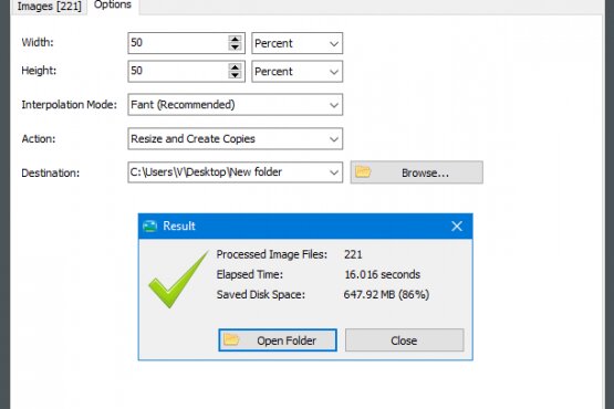 Vovsoft Batch Image Resizer 2.3 | Portable