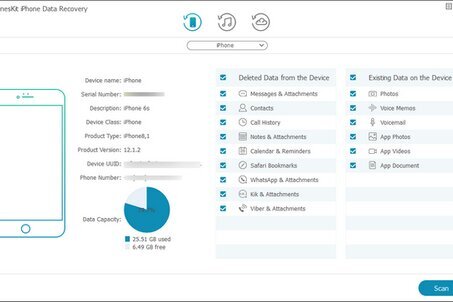 TunesKit iPhone Data Recovery 2.5.0.37