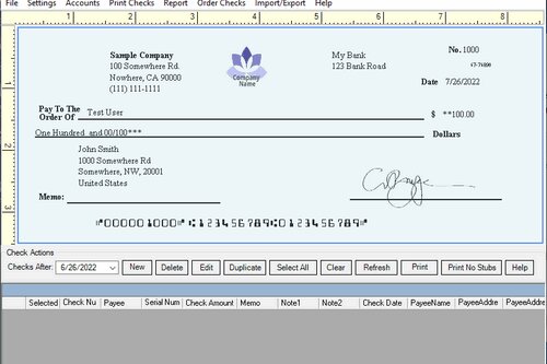 ezCheckPrinting 9.0.1