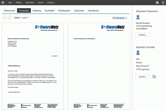 Softwarenetz Text Editor 1.35