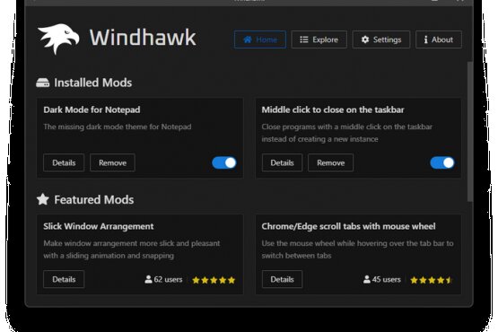 Windhawk 1.5.1 | Portable