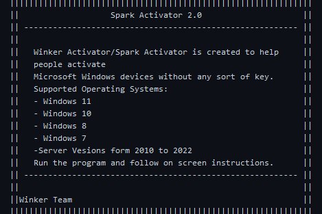 Spark Activator 5 | Winker Activator 4.0