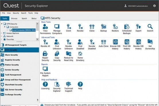 Quest Security Explorer 9.9