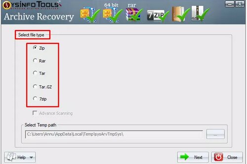 SysInfoTools Archive Recovery v22.0 