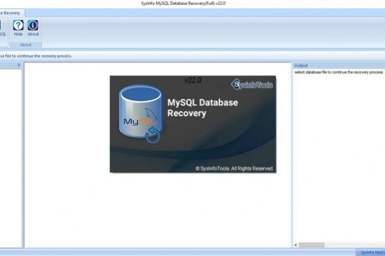 Sysinfo MySQL Database Recovery 22.0