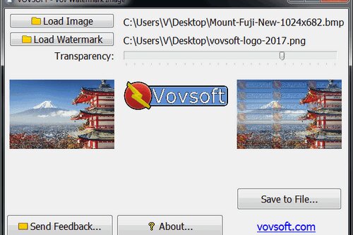 VovSoft Watermark Image 2.0.0