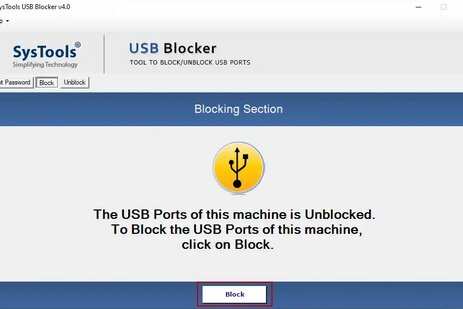 SysTools USB Blocker 5.0
