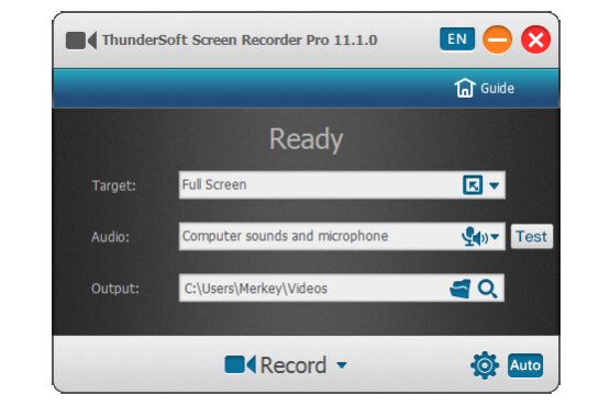 ThunderSoft Screen Recorder Pro 11.4