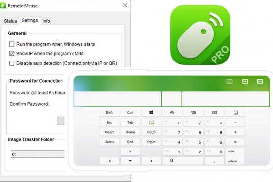 Remote Mouse 4.601 for Windows | 5.204 Pro for iPhone | Portable