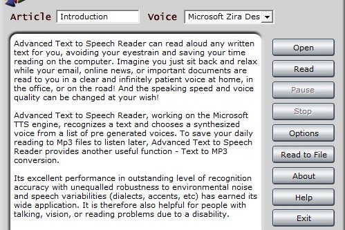 Advanced Text To Speech Reader 3.5 | Portable