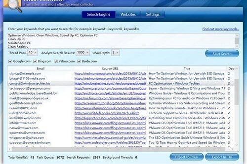 Email Excavator 2.2.0.0