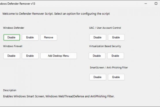 Defender Remover 12.8.1 Stable by jbara2002 